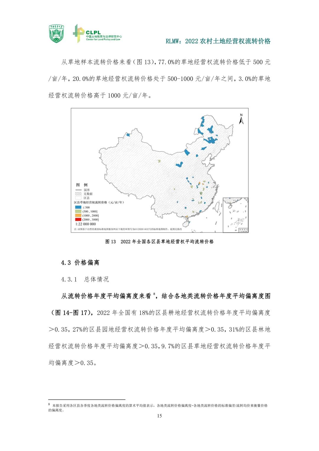 【农地市场洞察】2022年度报告｜价格指数与市场发育