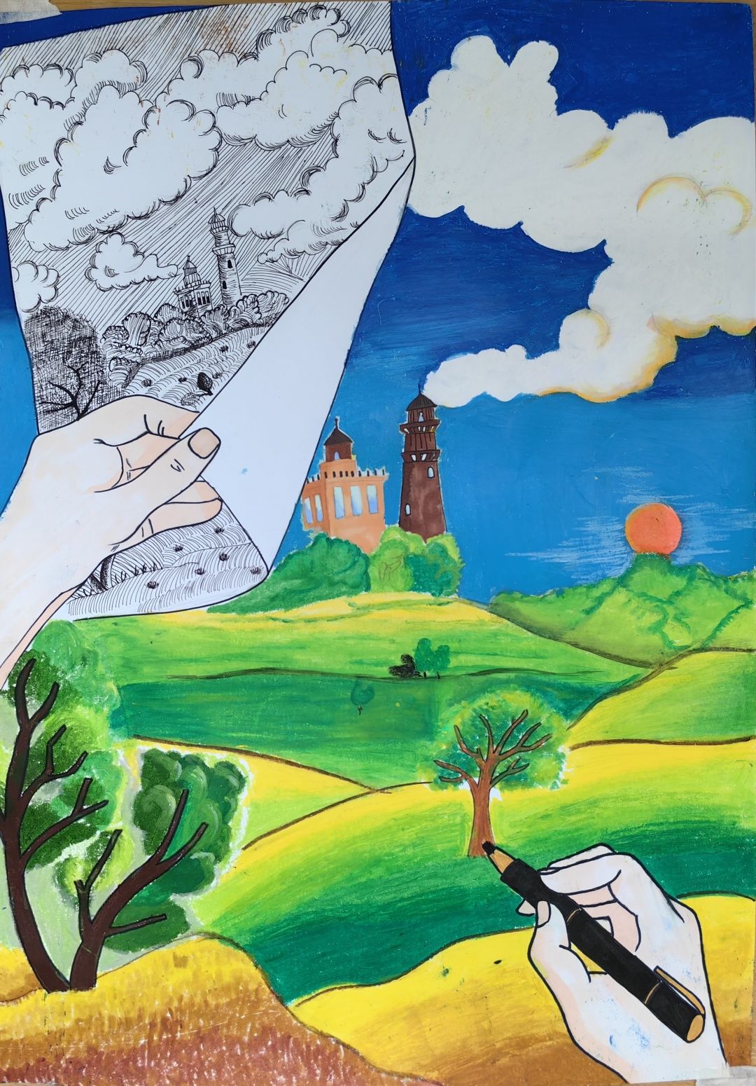 世界地球日儿童画公益大赛获奖作品出炉 | 世界地球日