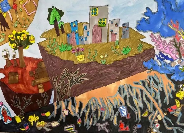 世界地球日儿童画公益大赛获奖作品出炉 | 世界地球日