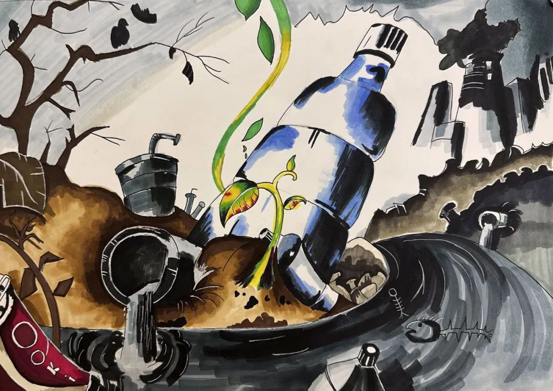 世界地球日儿童画公益大赛获奖作品出炉 | 世界地球日