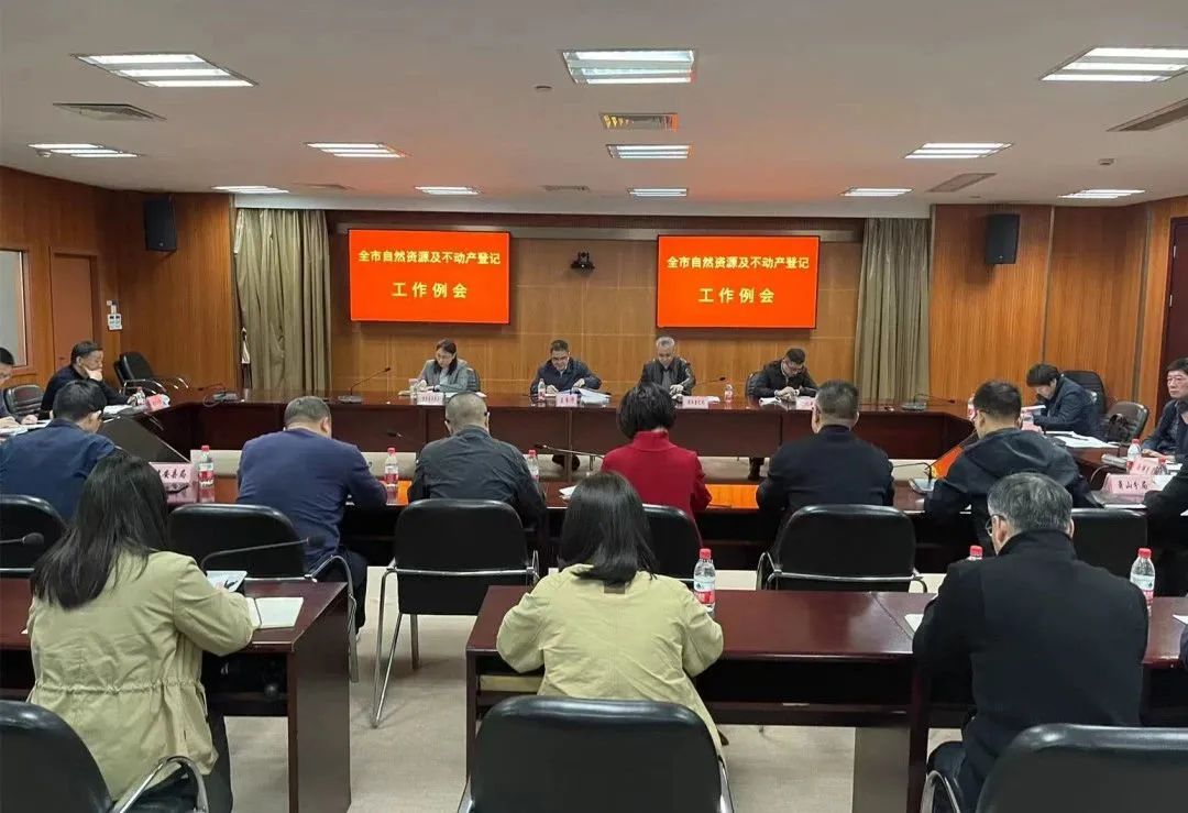 市局召开自然资源及不动产确权登记工作会议