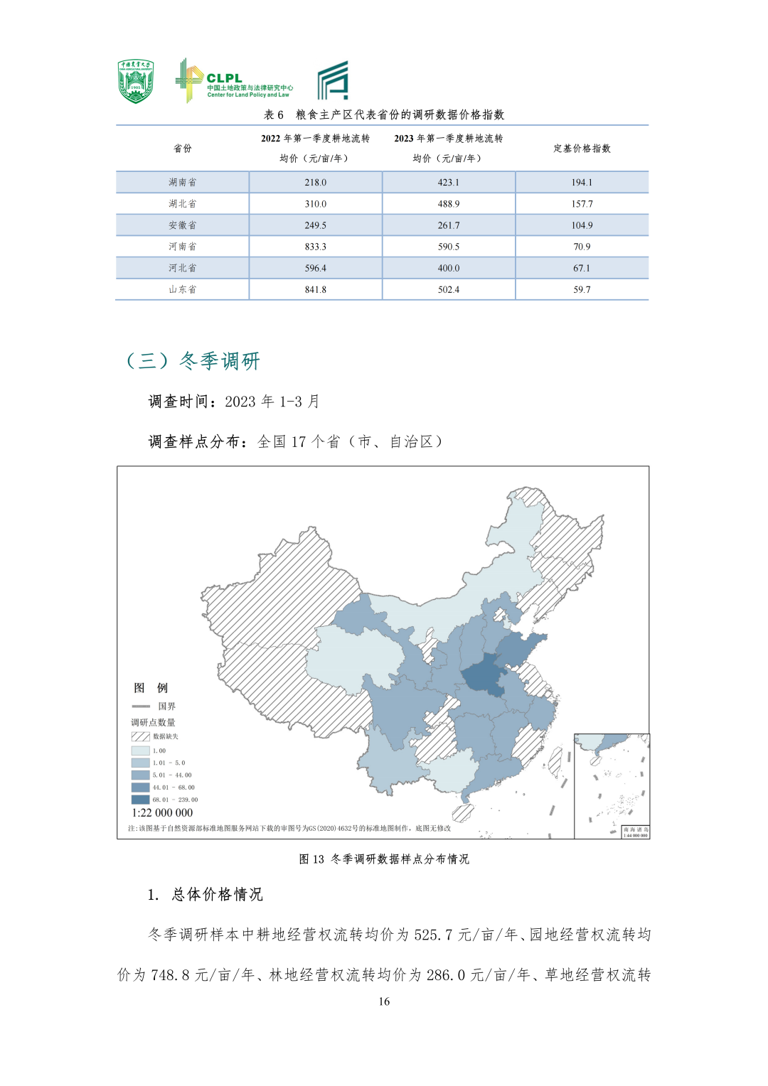 【农地市场洞察】农村土地经营权流转洞察（2023-S1）