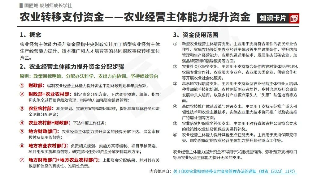 农业相关转移支付资金的使用范围、资金分配测算方法及标准 | #乡村振兴的政策项目与资金支持 农业相关转移支付资金的使用范围、资金分配测算方法及标准 | #乡村振兴的政策项目与资金支持