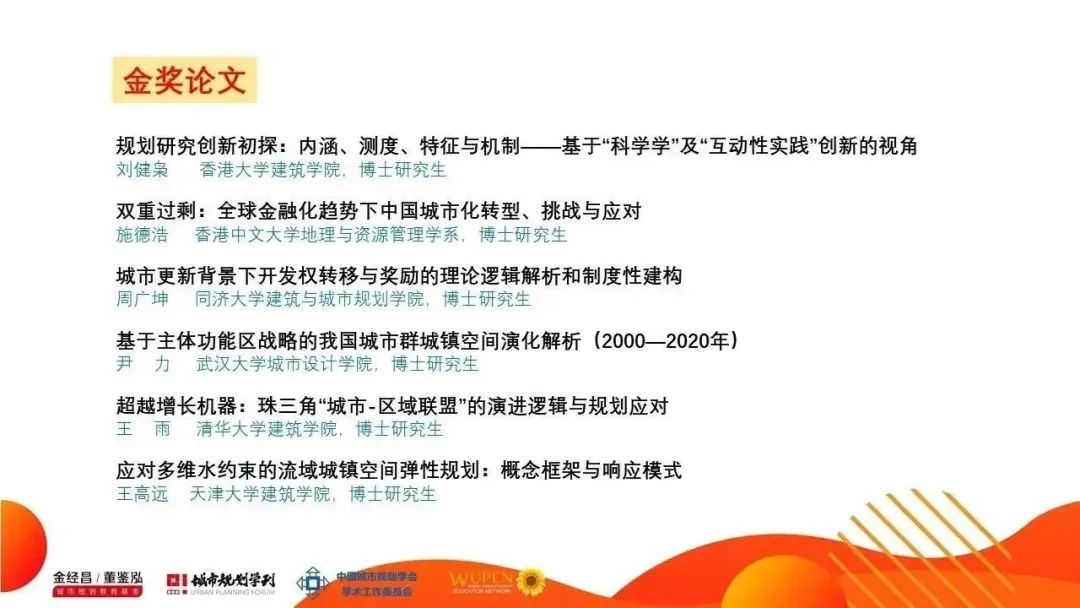 【论坛报道】第11届金经昌中国青年规划师创新论坛隆重举办