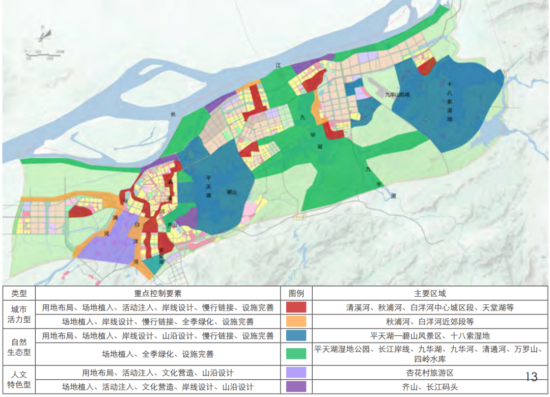 理想空间 | 国土空间规划体系下对城市边界生态空间的规划探索——以池州市总体城市设计中的生态空间规划为例
