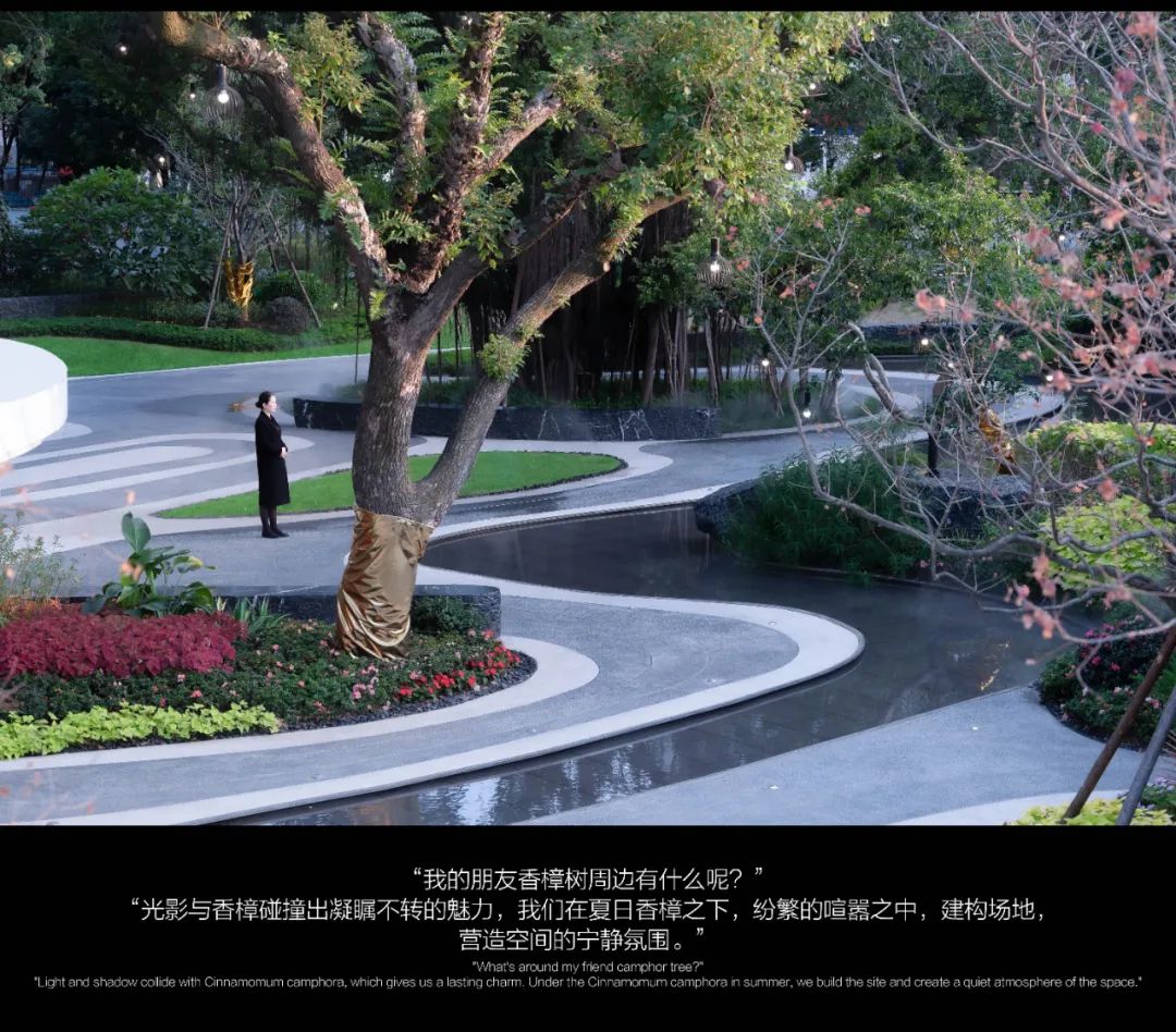 从多个景观设计案例看如何以场地原生大树创作场景