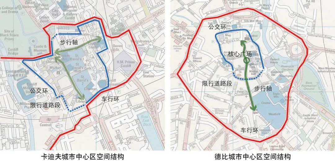 【文章导读】步行优先的城市中心区空间结构及更新路径——英国百年更新实践研究