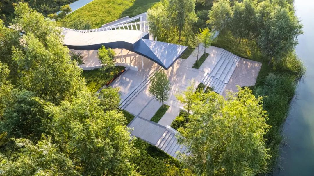 雄安新区金湖公园建设效果展示 雄安新区金湖公园建设效果展示