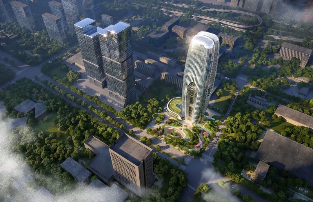 扎哈·哈迪德建筑事务所以“山间瀑布”为灵感设计了西安的这座摩天大楼 扎哈·哈迪德建筑事务所以“山间瀑布”为灵感设计了西安的这座摩天大楼