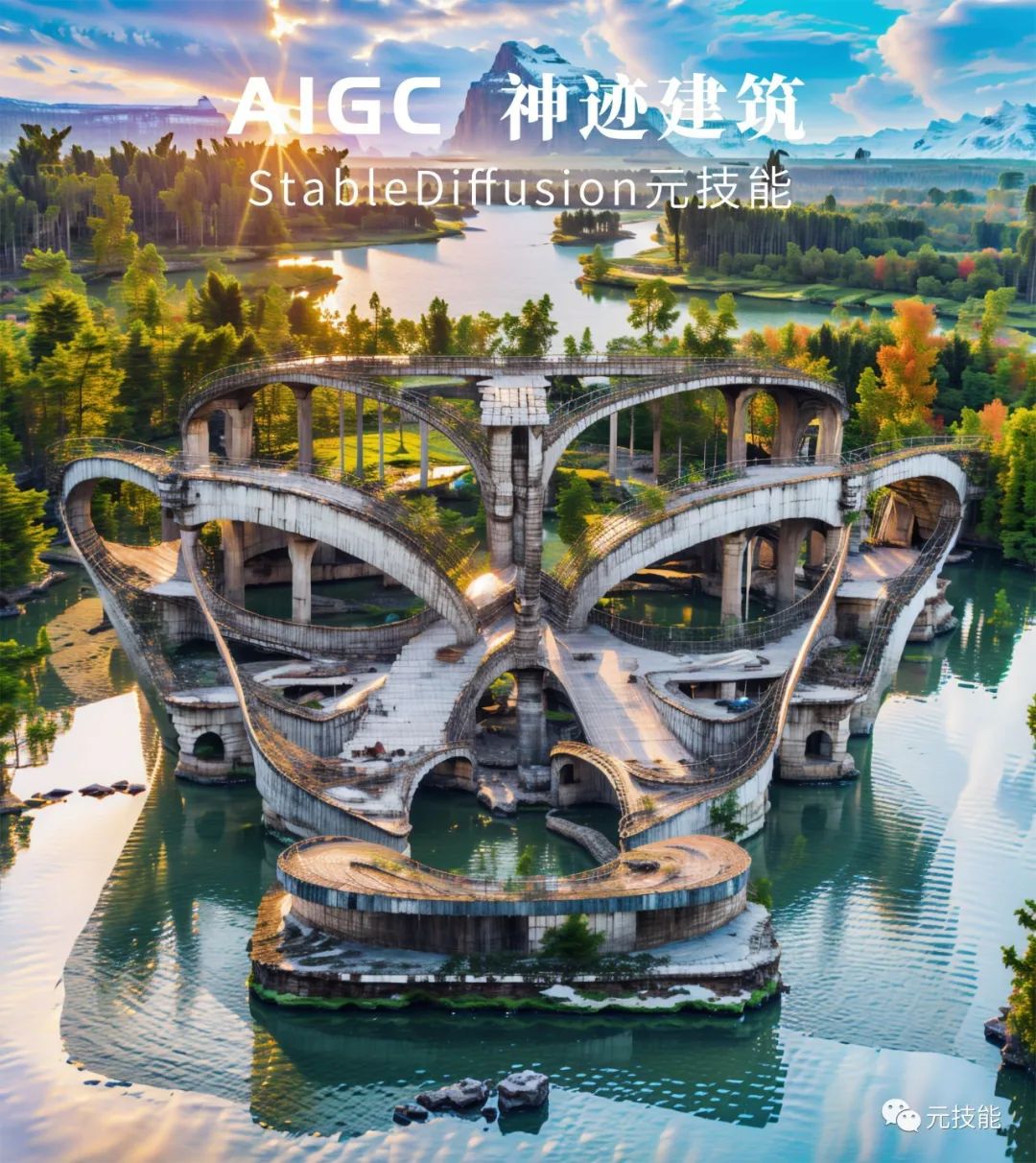 AIGC元技能：神迹建筑——那些有趣的建筑（第二期）
