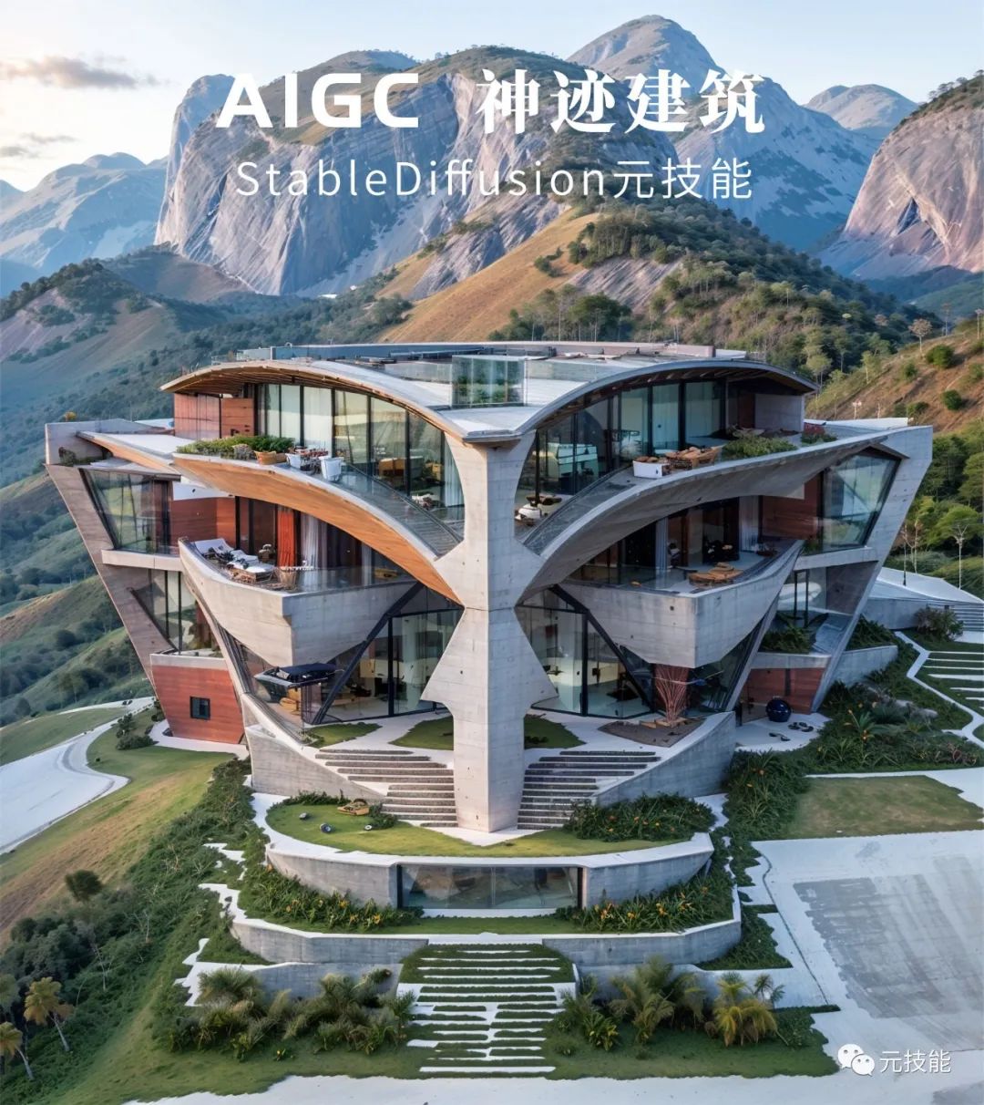 AIGC元技能：神迹建筑——那些有趣的建筑（第二期）