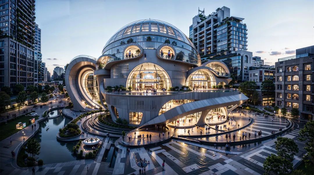 @ 建筑设计师，如果让AI生成100个 Sphere Building 会是什么样子的？（AIGC建筑设计）