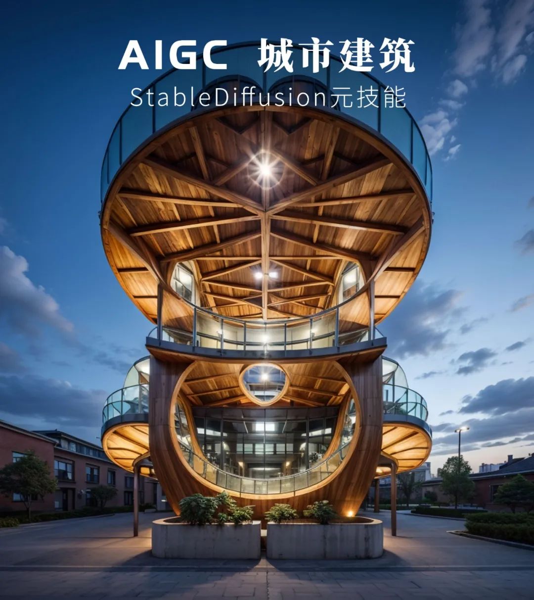 AIGC元技能：那些有趣的建筑（第一期）
