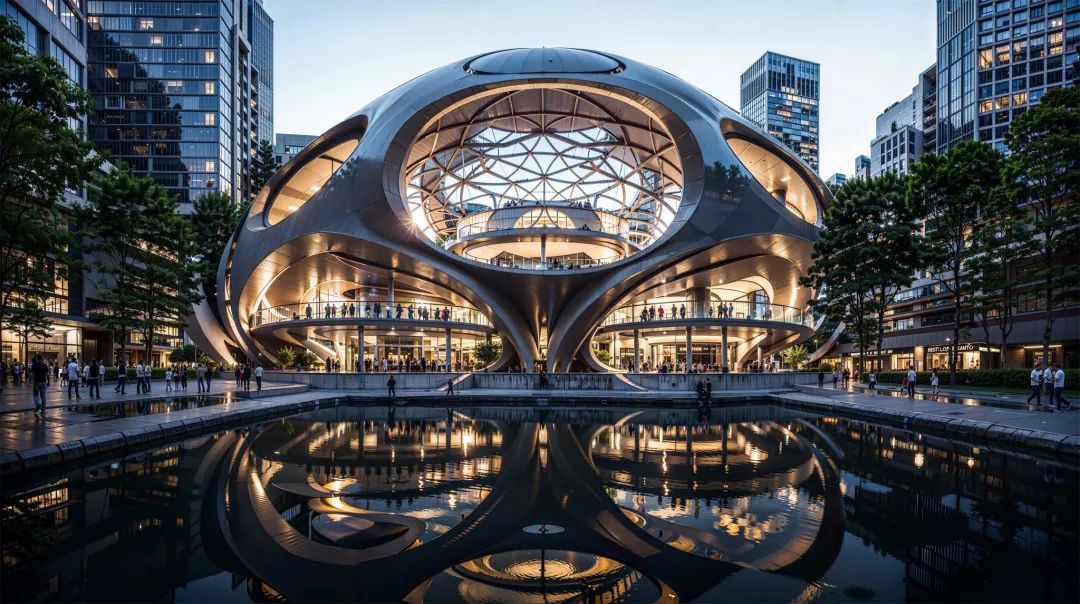 @ 建筑设计师，如果让AI生成100个 Sphere Building 会是什么样子的？（AIGC建筑设计）