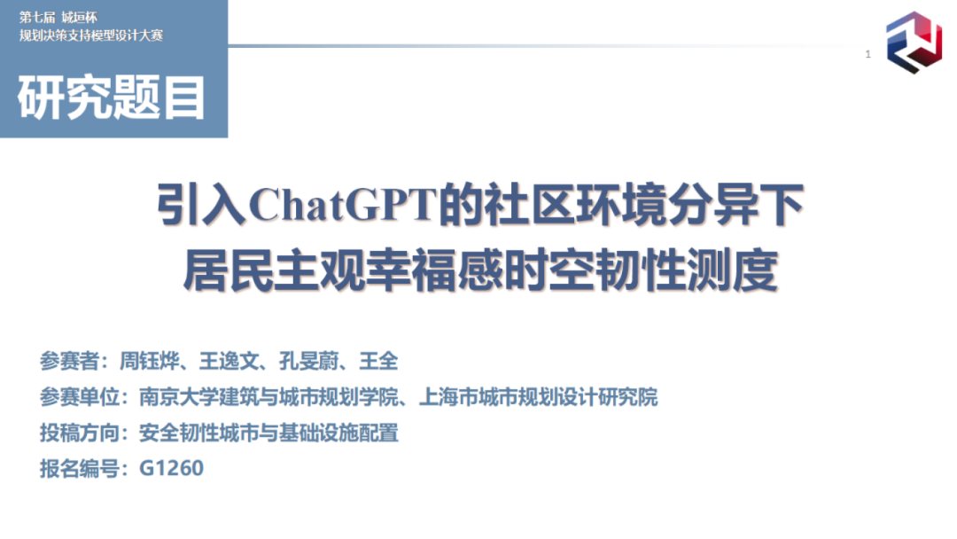 获奖作品分享:引入ChatGPT的社区环境分异下居民主观幸福感时空韧性测度 获奖作品分享:引入ChatGPT的社区环境分异下居民主观幸福感时空韧性测度