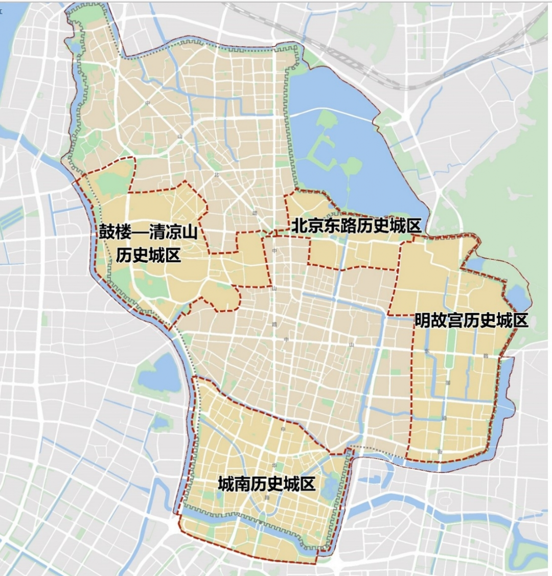 南京新版历史文化名城保护规划，四大历史城区各有定位