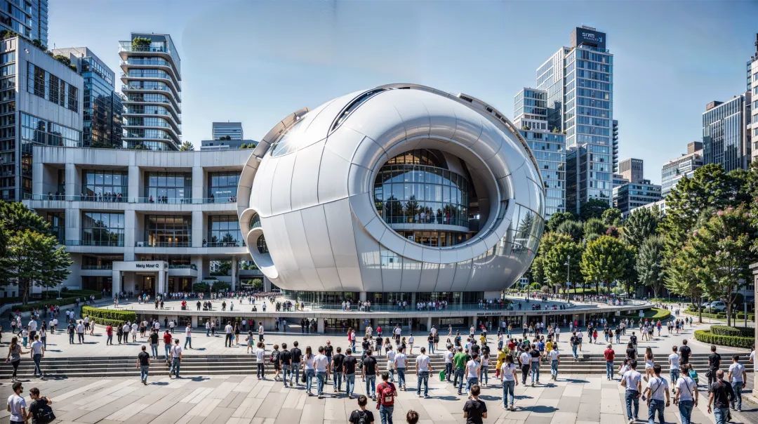 @ 建筑设计师，如果让AI生成100个 Sphere Building 会是什么样子的？（AIGC建筑设计）