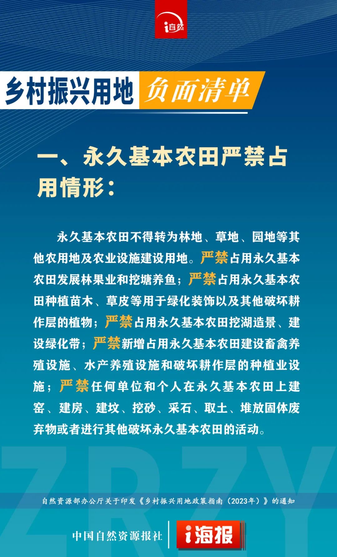 乡村振兴用地负面清单，12条！
