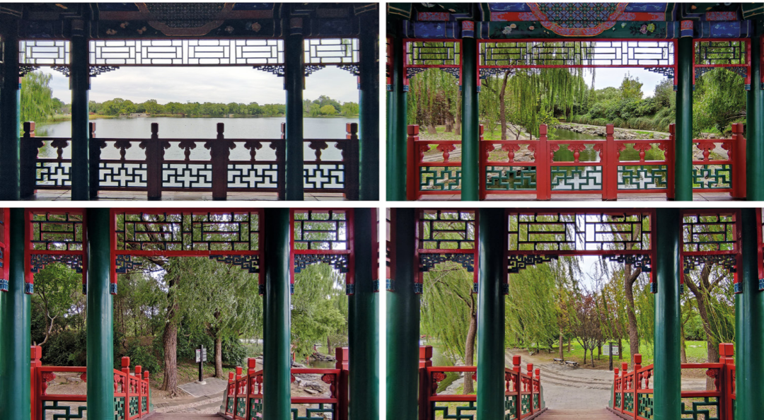 圆明园九洲清晏棕亭桥“桥景”分析