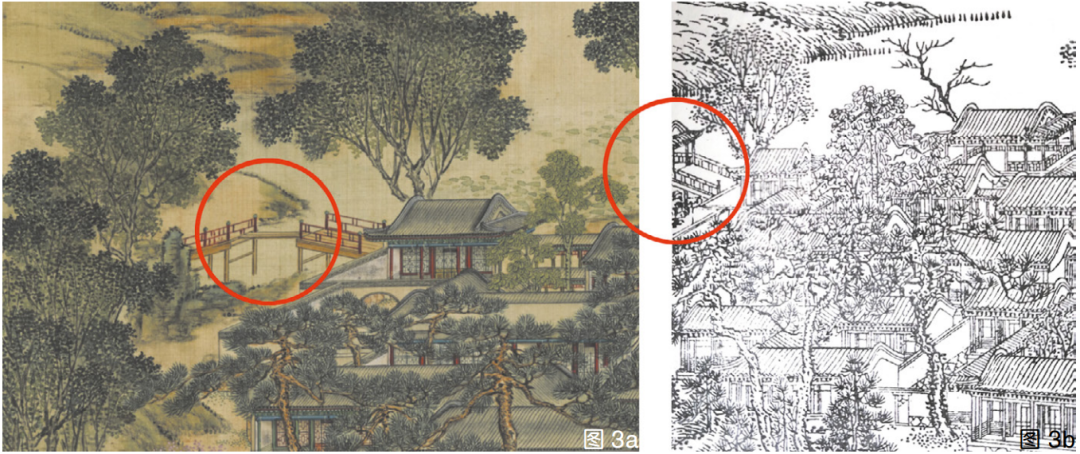 圆明园九洲清晏棕亭桥“桥景”分析