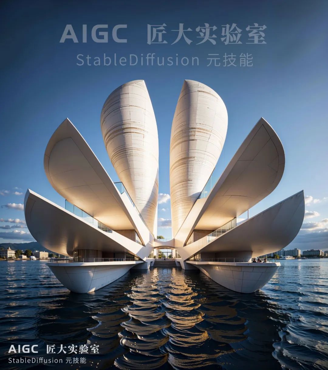 @  你见过这样的“华为国际总部”设计图吗？（AIGC建筑设计）