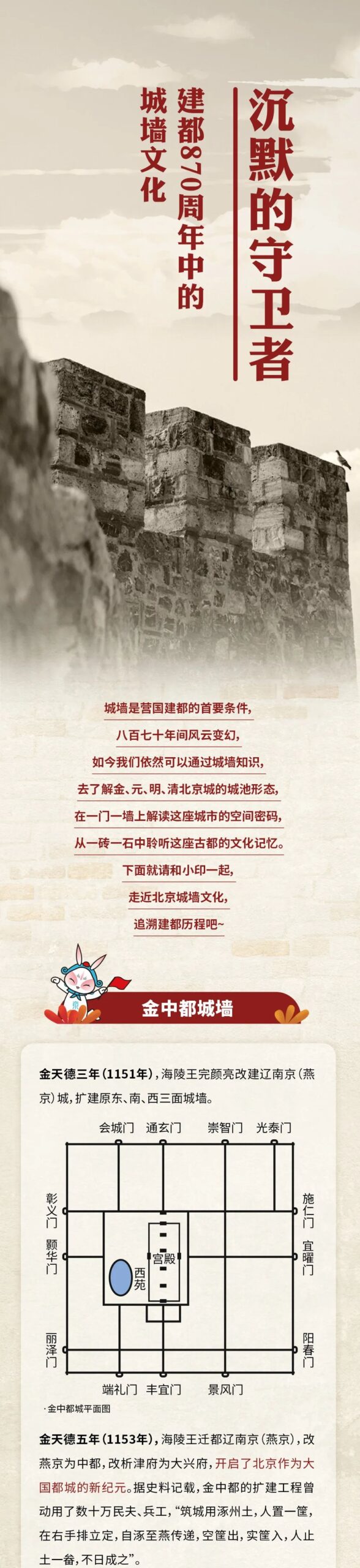 沉默的守卫者——建都870周年中的城墙文化 沉默的守卫者——建都870周年中的城墙文化
