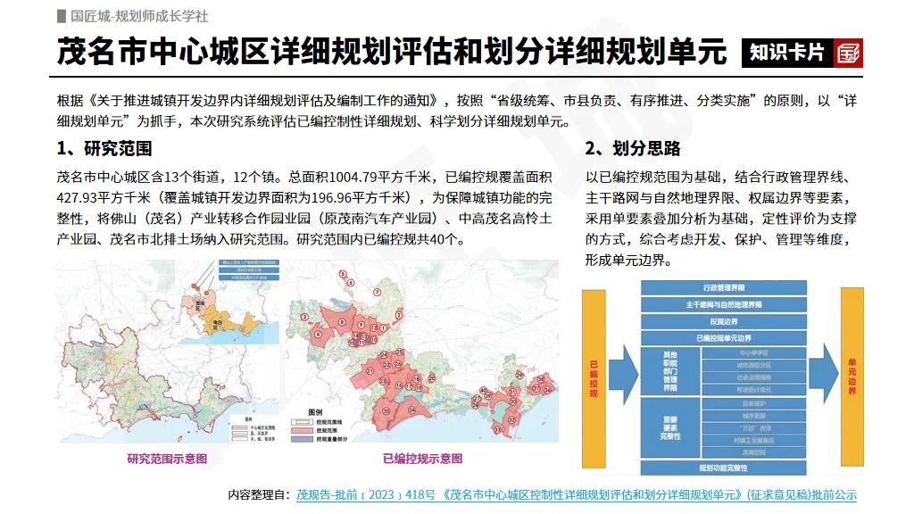 # 规划学社今日更新:详细规划评估和详细规划单元划分案例推荐 # 规划学社今日更新:详细规划评估和详细规划单元划分案例推荐