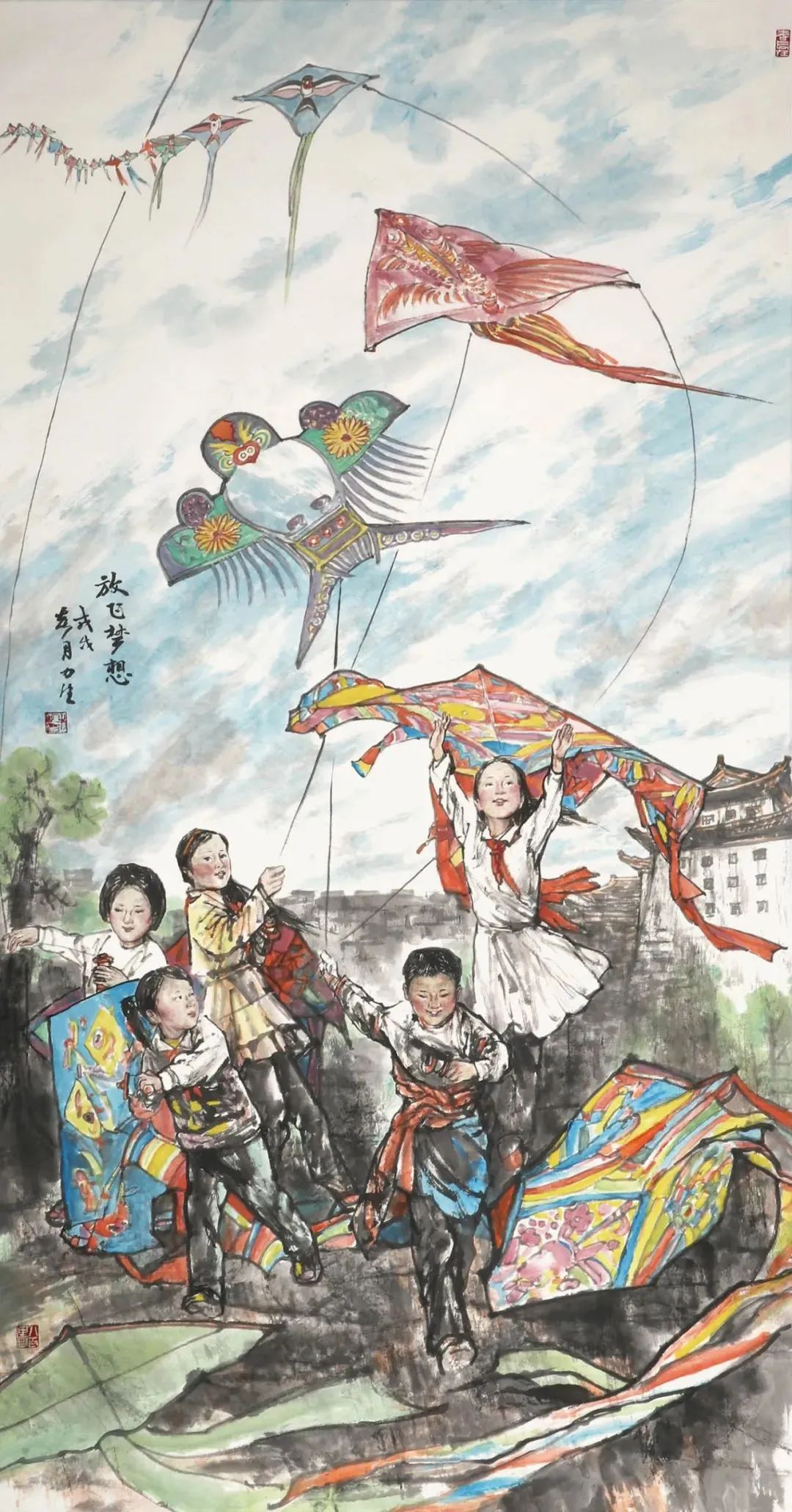 跟随画家的笔触游历北京的角楼 跟随画家的笔触游历北京的角楼