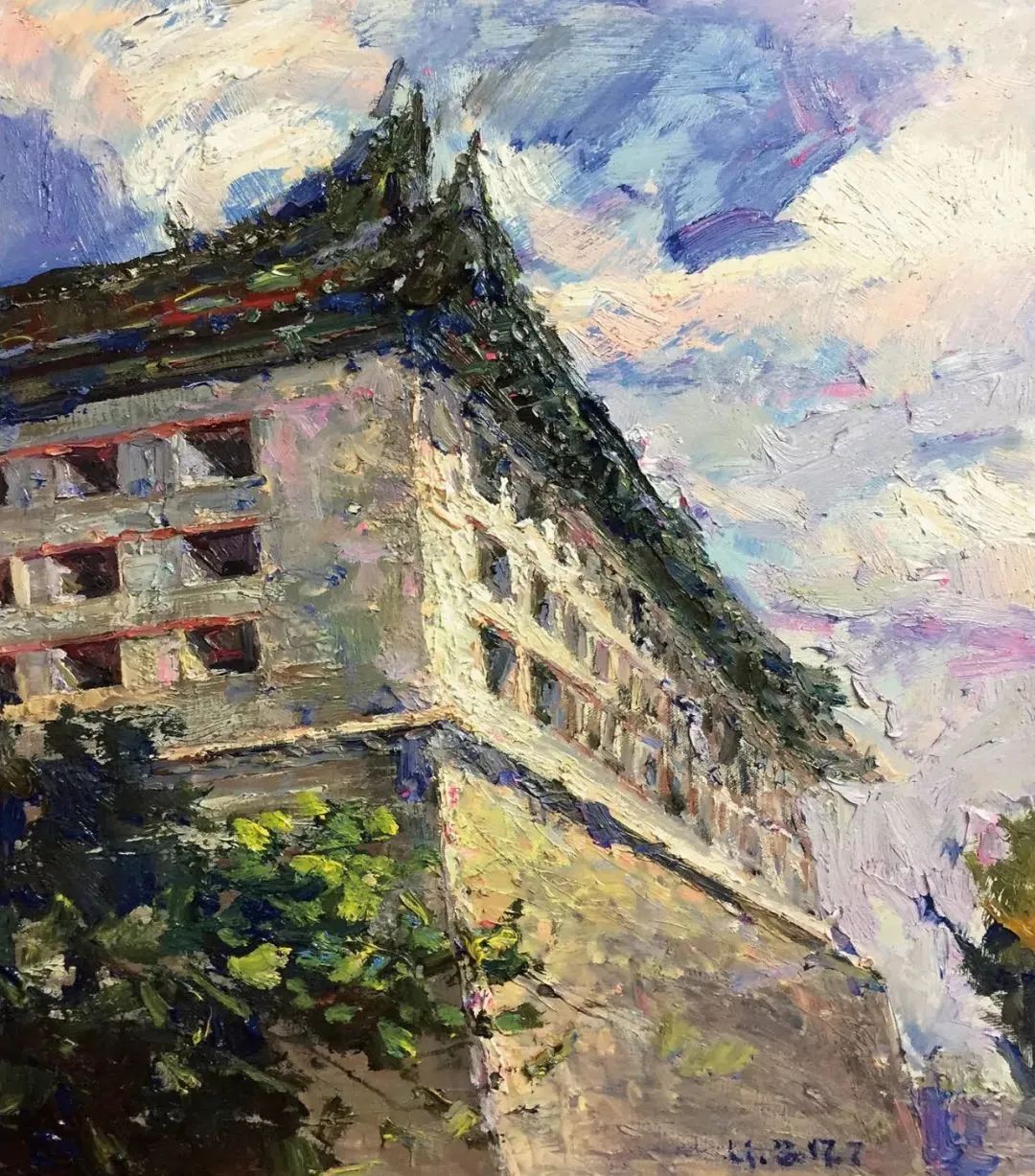 跟随画家的笔触游历北京的角楼 跟随画家的笔触游历北京的角楼