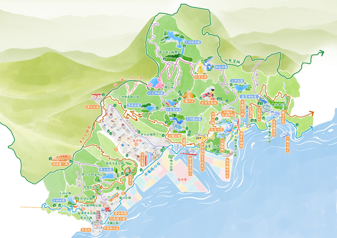 从蓝图到实景:深圳市公园城市规划与建设实践 从蓝图到实景:深圳市公园城市规划与建设实践