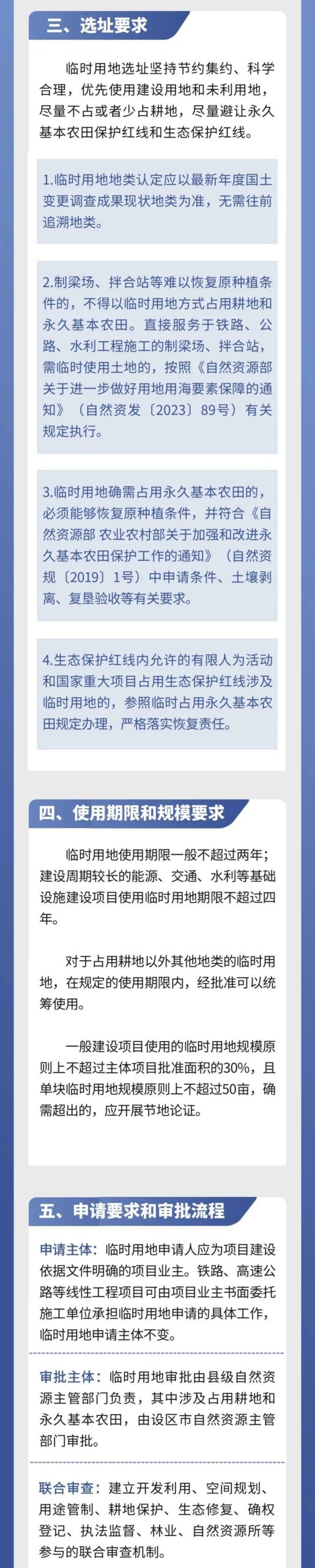 一图读懂丨浙江省规范临时用地管理若干举措