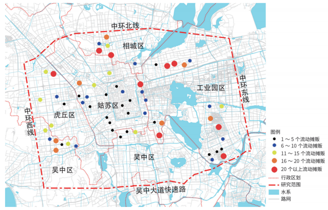 苏州城市流动摊贩空间分布机制及其空间治理策略