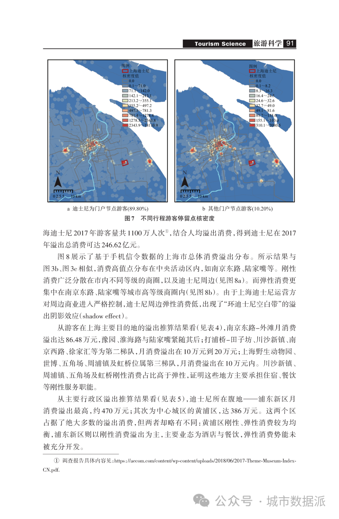 基于手机信令和问卷数据的实证研究：公园游客的市内消费溢出效应丨城市数据派