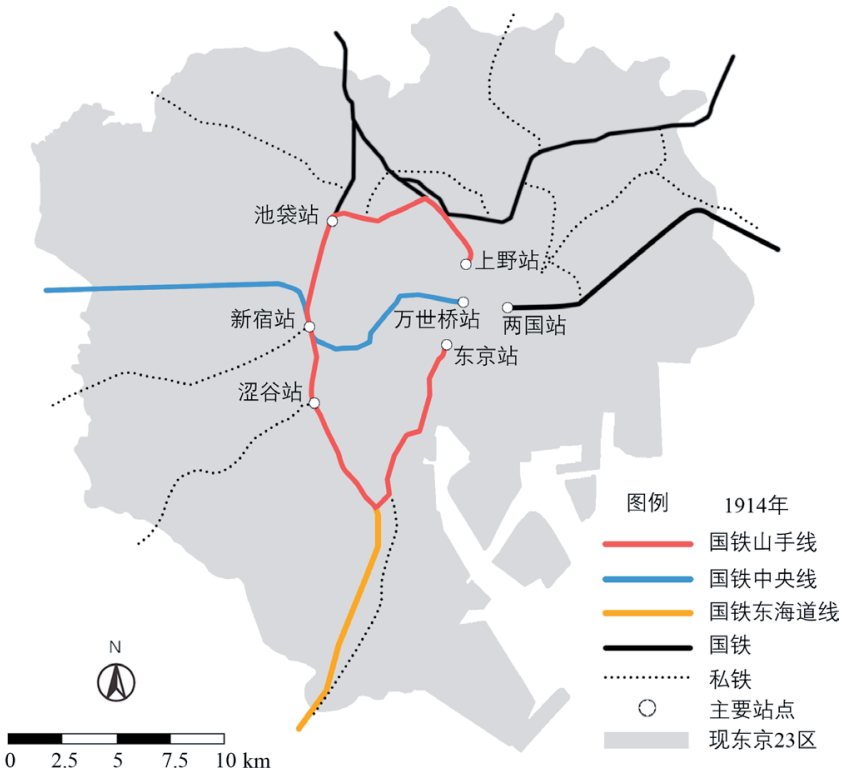期刊精粹 | 东京轨道交通与城市空间协同发展的历史演进和经验启示【2023.6期】