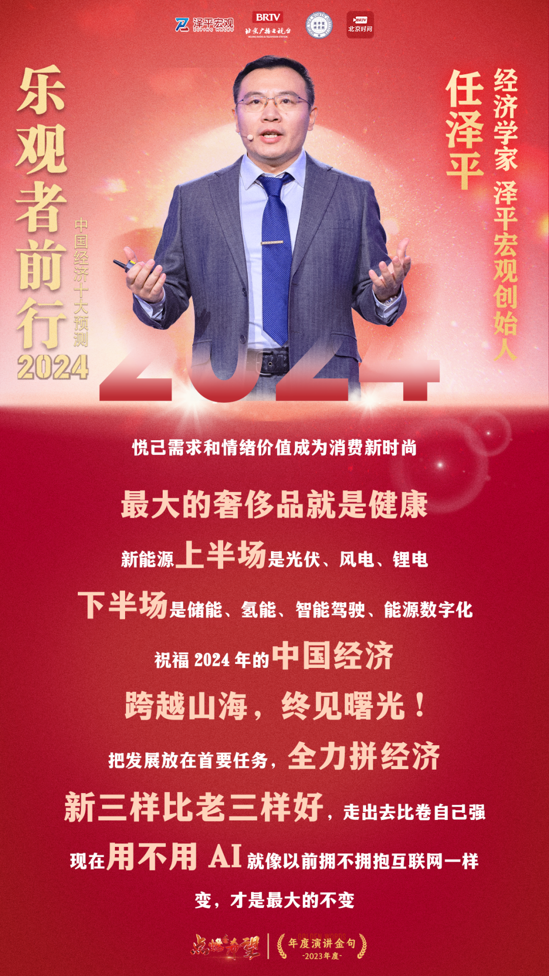 喜讯!任泽平年终演讲数据创新高! 喜讯!任泽平年终演讲数据创新高!