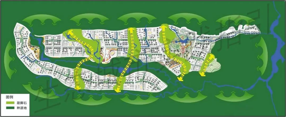 全球汇 · 专栏 | 生态城市（19）绿色基础设施的规划实践案例②宝鸡和贵州仁怀南部新城空间规划实践