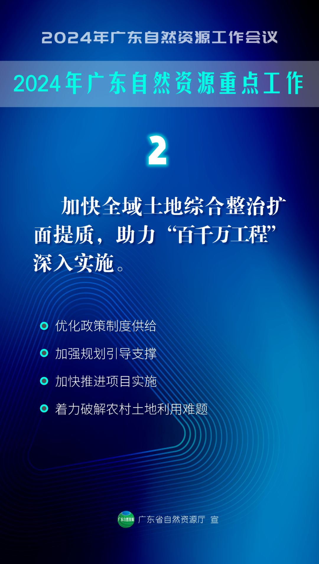 2024年广东省自然资源工作会议明确7大重点工作