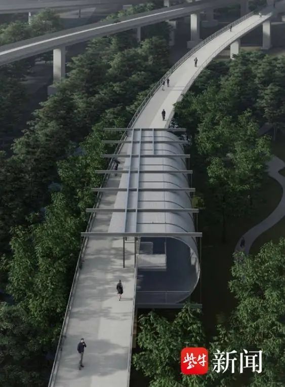 南京首个空中400米长“高线公园”要来了！