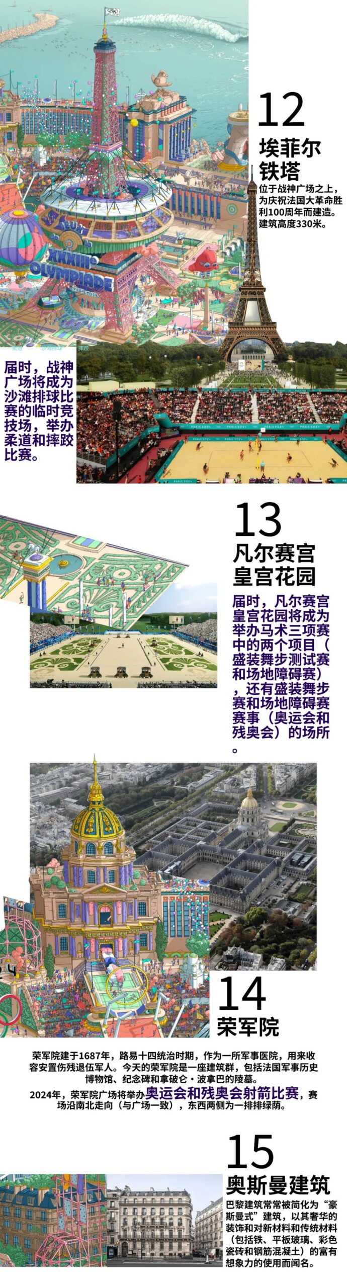 爆改巴黎|隐藏在奥运海报中的秘密 爆改巴黎|隐藏在奥运海报中的秘密