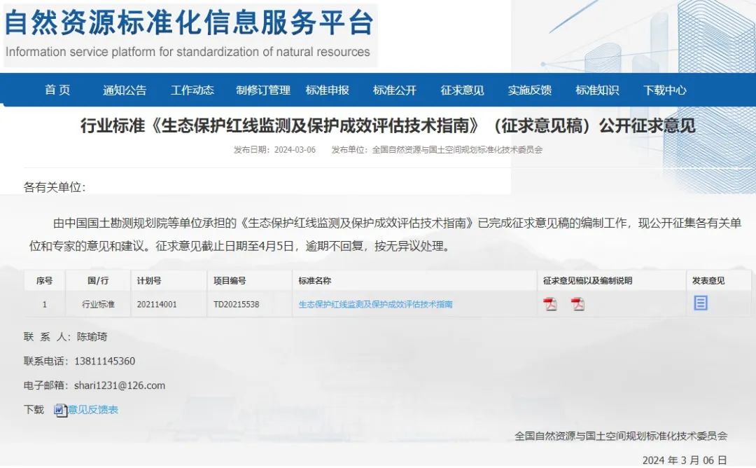 生态保护红线监测及保护成效评估工作的流程是什么?行业标准《生态保护红线监测及保护成效评估技术指南》(征求意见稿)公开征求 生态保护红线监测及保护成效评估工作的流程是什么?行业标准《生态保护红线监测及保护成效评估技术指南》(征求意见稿)公开征求