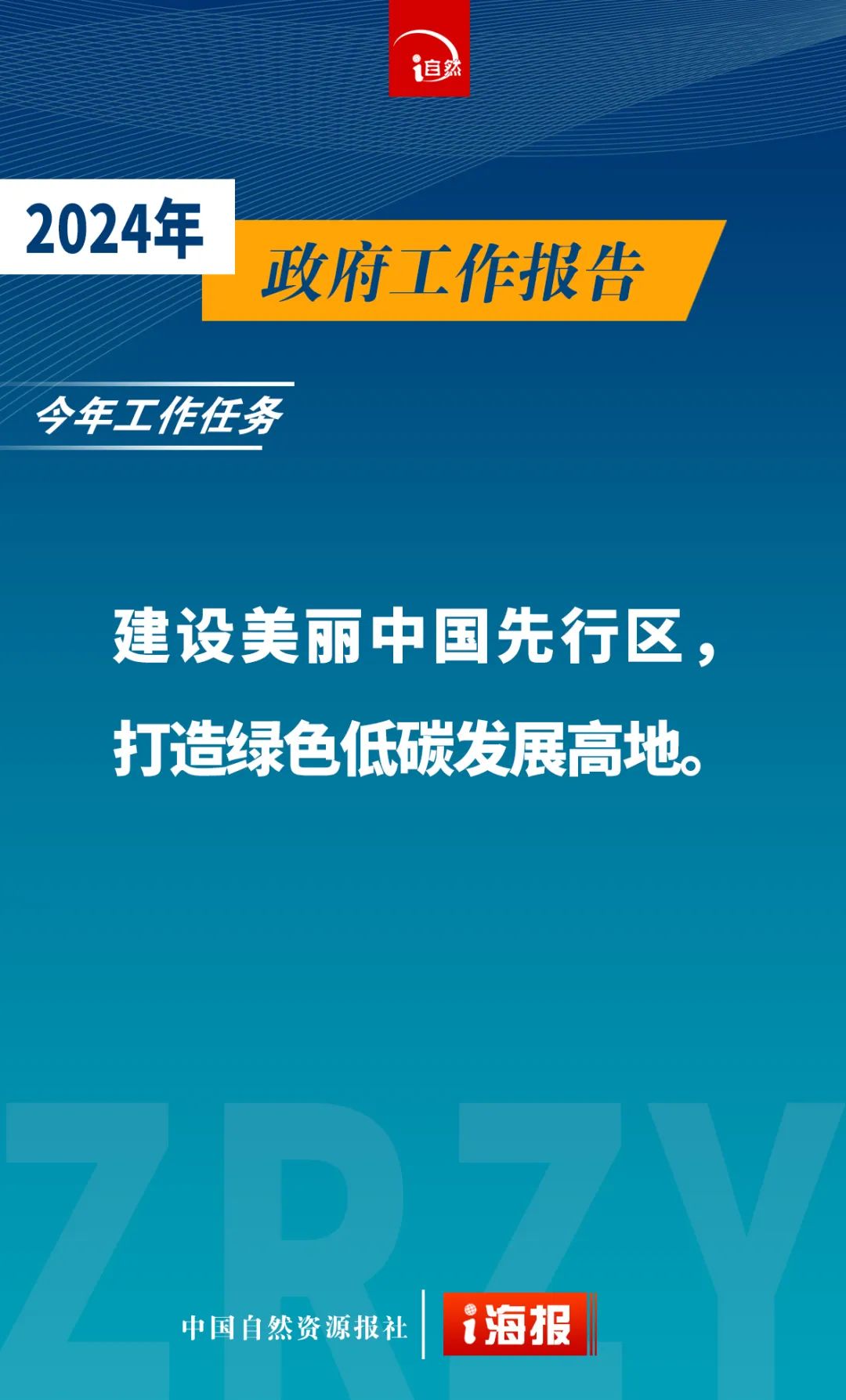政府工作报告中的自然资源工作