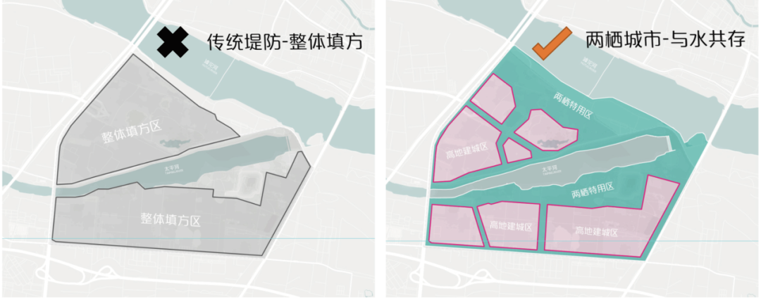 两栖新城·活力双岸:石家庄太平河片区城市设计国际征集优胜方案 两栖新城·活力双岸:石家庄太平河片区城市设计国际征集优胜方案