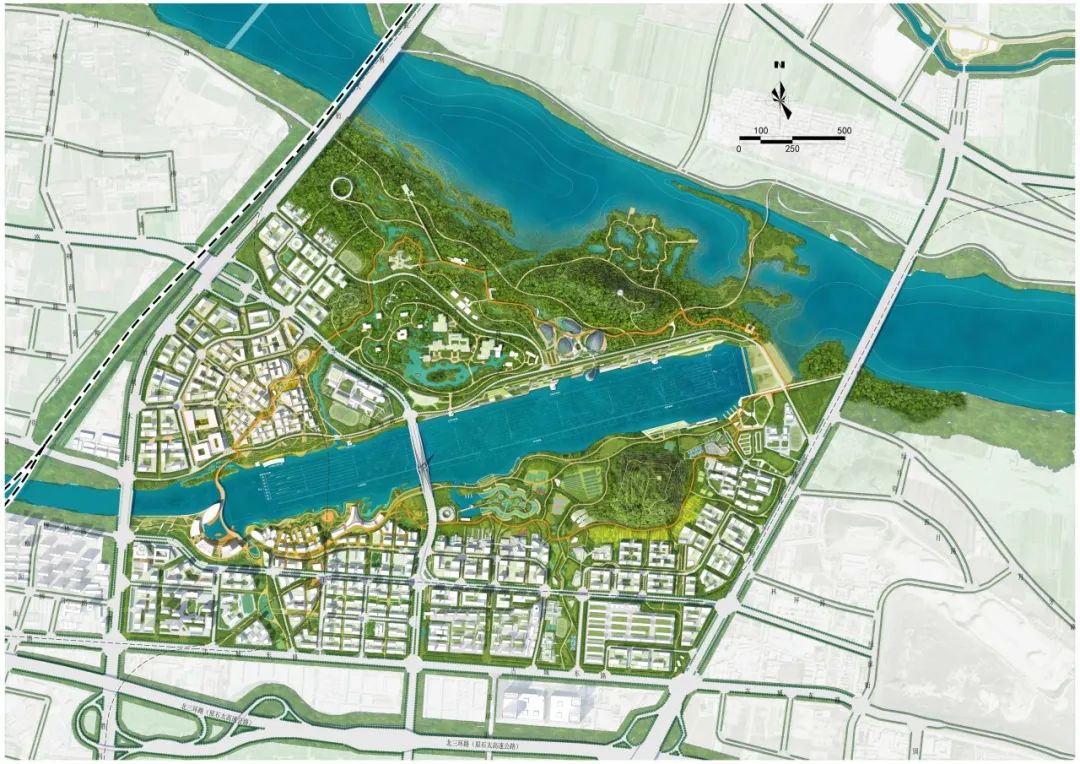 两栖新城·活力双岸:石家庄太平河片区城市设计国际征集优胜方案 两栖新城·活力双岸:石家庄太平河片区城市设计国际征集优胜方案