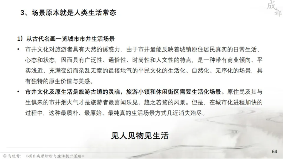 马牧青：项目成败得失与盘活提升策略