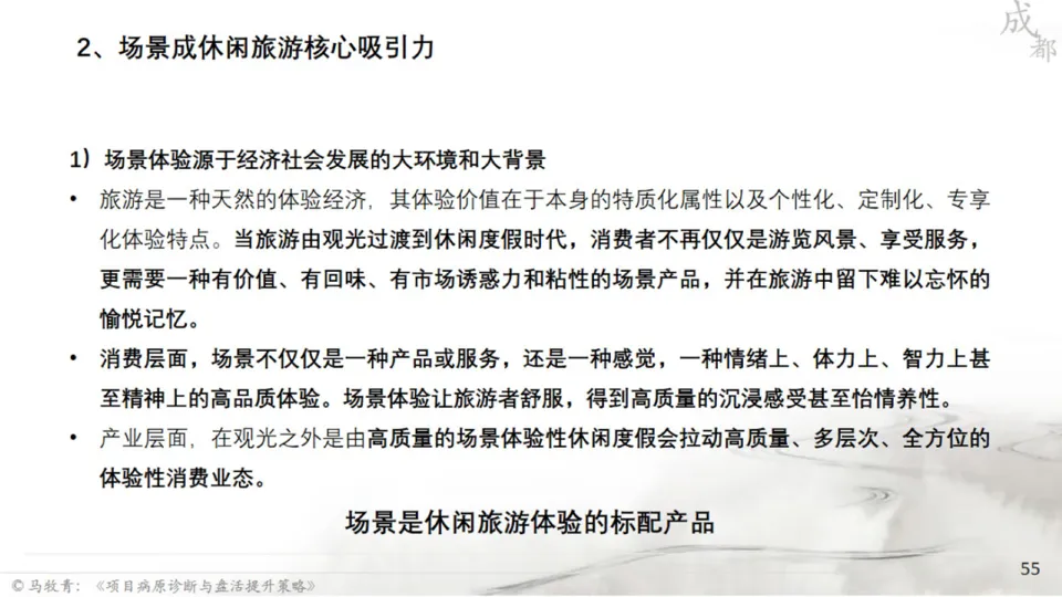 马牧青：项目成败得失与盘活提升策略