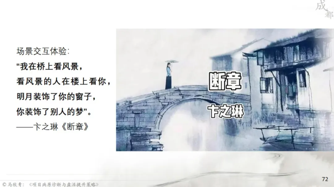马牧青：项目成败得失与盘活提升策略