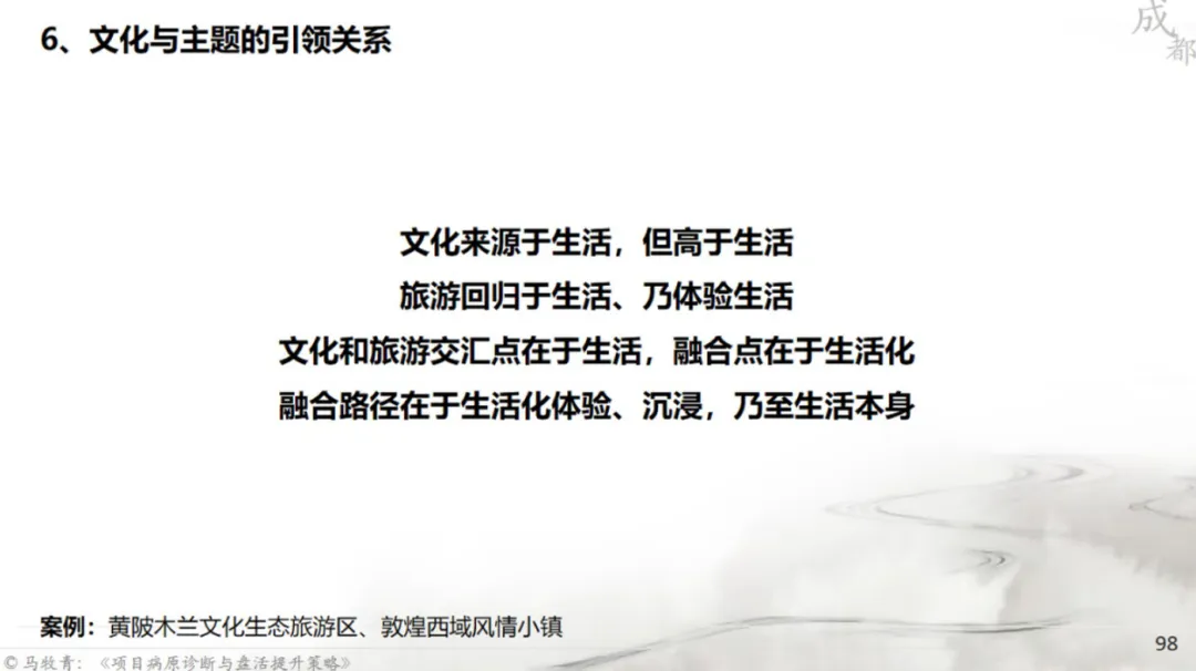 马牧青：项目成败得失与盘活提升策略