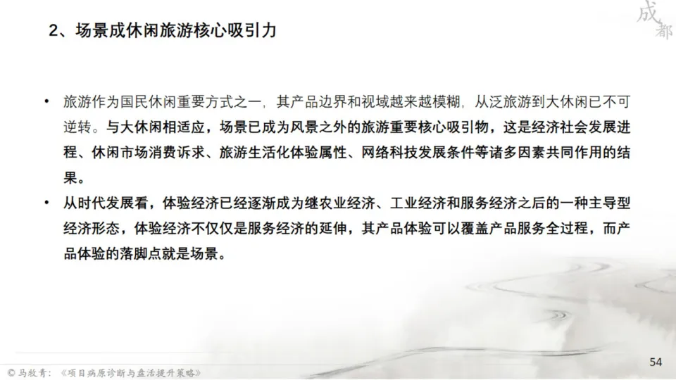 马牧青：项目成败得失与盘活提升策略