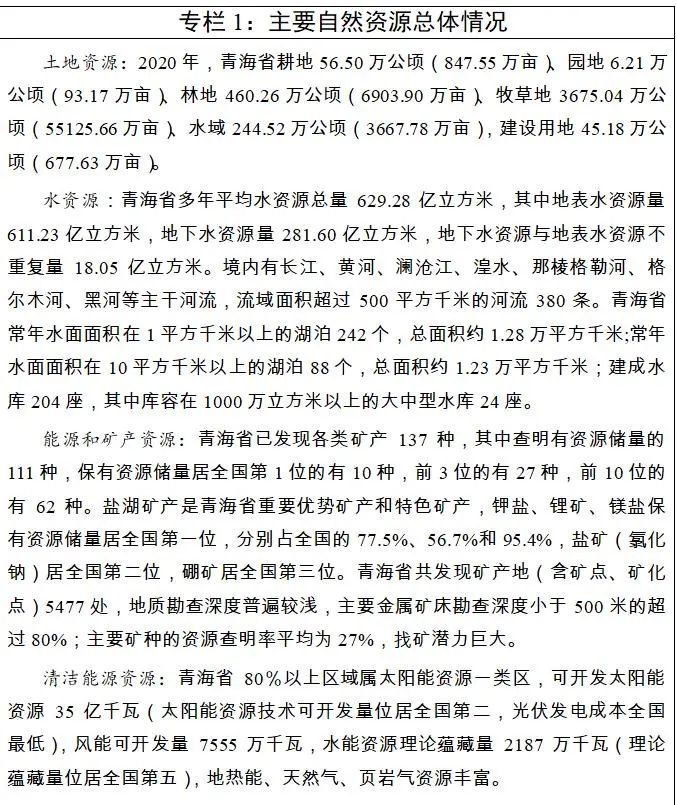 青海省印发《青海省国土空间规划（2021—2035年）》