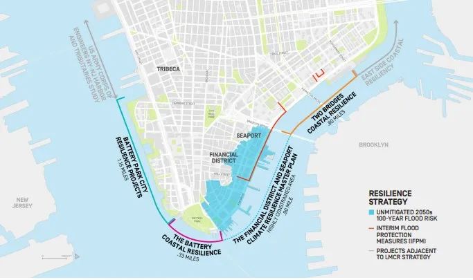 湾区观察③|BIG U 从蓝图到落地,重塑纽约曼哈顿下城韧性海岸 湾区观察③|BIG U 从蓝图到落地,重塑纽约曼哈顿下城韧性海岸